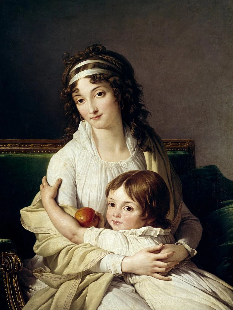 Madame Boyer - Fonfrède e figlio di François, André Vincent, 1796, Museo del Louvre